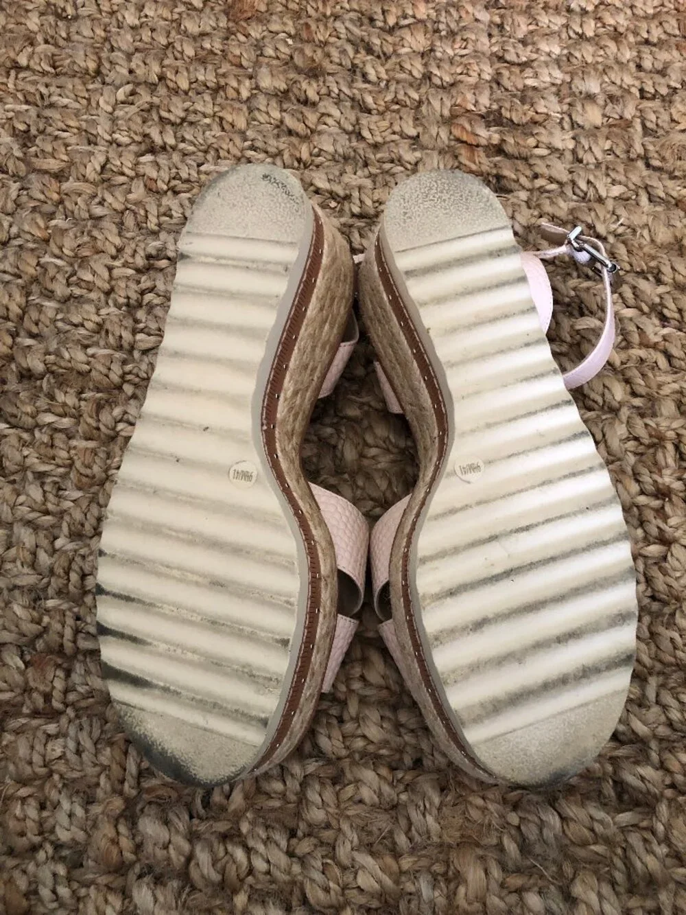 Vince Camuto Pink Martinda Espadrille Wedge Criss Cross Sandal-Size 9.5